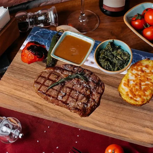 Wave Resin Cutting Board Spliced Acacia Wood