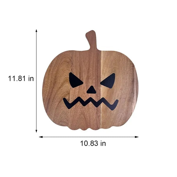 Pumpkin Shape Acacia Wood Natural Resin Cutting Board
