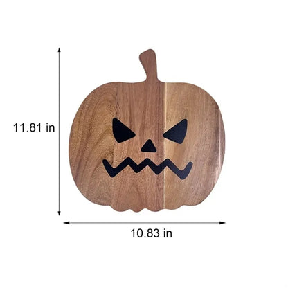 Pumpkin Shape Acacia Wood Natural Resin Cutting Board