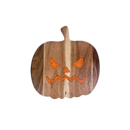 Pumpkin Shape Acacia Wood Natural Resin Cutting Board