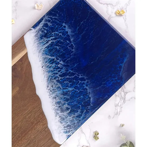 Wave Resin Splicing Acacia Wood Cutting Board