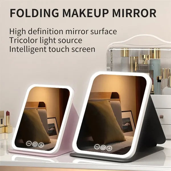 Portable Foldable Smart Long-Life LED Makeup Mirror