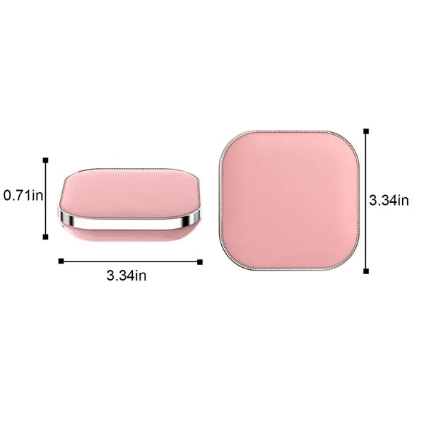 Portable Handheld Rechargable LED Makeup Mirror Single Side