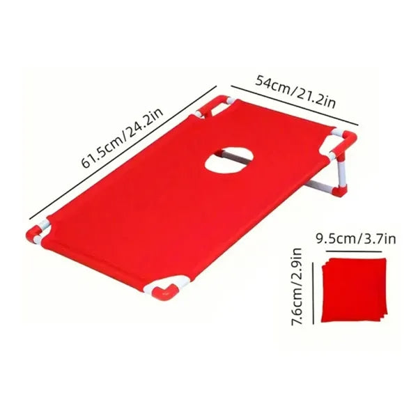 Portable Cornhole Toss Game Set for Outdoor Fun
