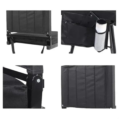 Padded Foldable Bleacher Stadium Seats Ocean
