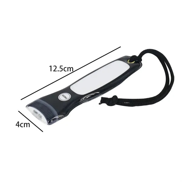 PVC Magnetic Flashlight Keychain Light