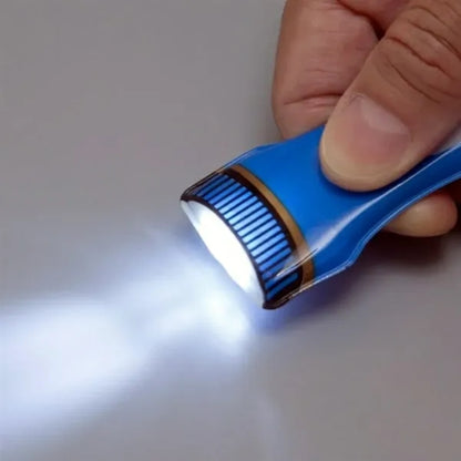 PVC Magnetic Flashlight Keychain Light