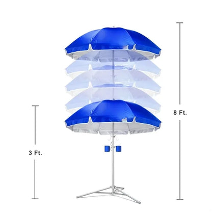 Portable Outdoor Sun Shade Umbrella with Stand