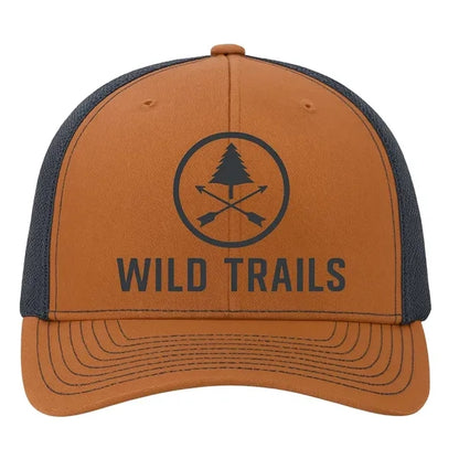 Richardson Trucker Hat w/Leather Patch or Embroidery 5-Panel