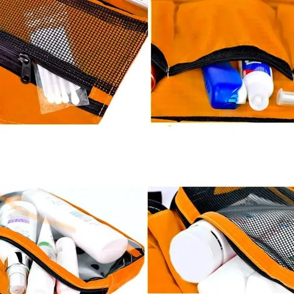 3 In 1 Hanging Travel Toiletry Bag Portable Organizer