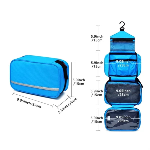 Custom Hanging Toiletry Organizer Travel Bag