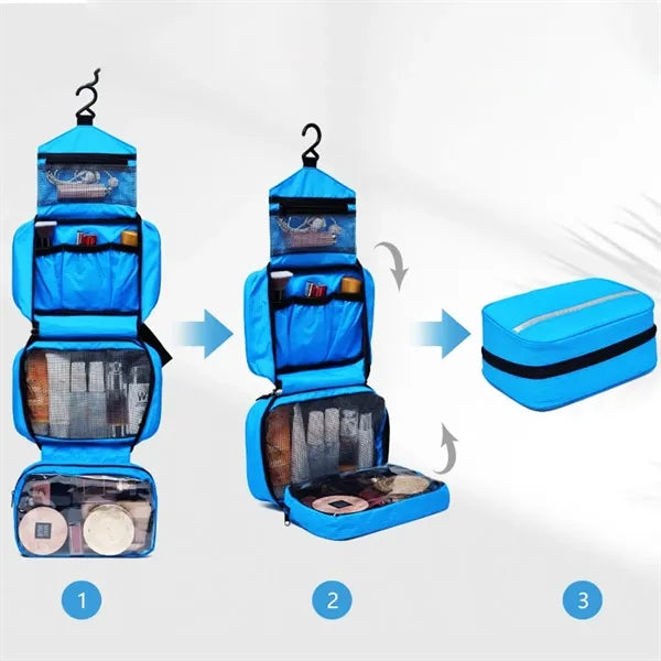 Custom Hanging Toiletry Organizer Travel Bag