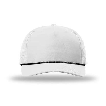 Richardson Laser Perf Rope Cap w/Embroidery or leather patch