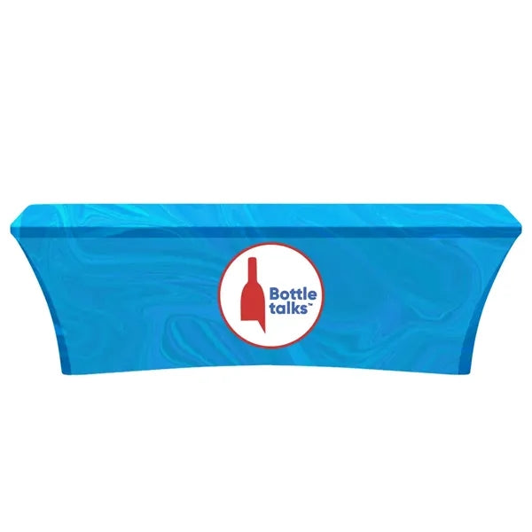 8' Standard Stretch Table Cover (Full Color Dye Sublimation)