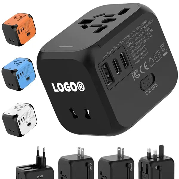 Universal Travel Adapter With USB C Charging Ports