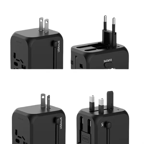 Universal Travel Adapter With USB C Charging Ports