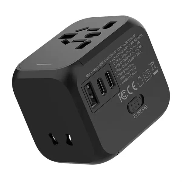Universal Travel Adapter With USB C Charging Ports