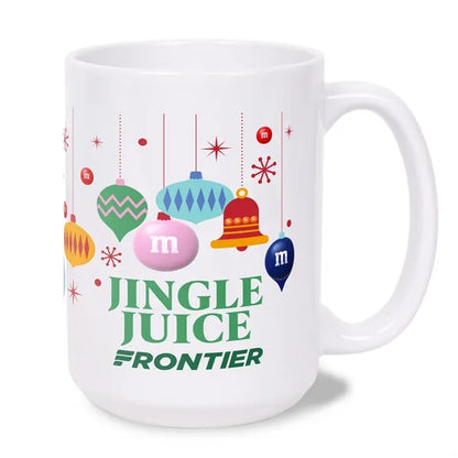 Mug Drop Color Choice M&M's & 15oz Full Color Mug Set