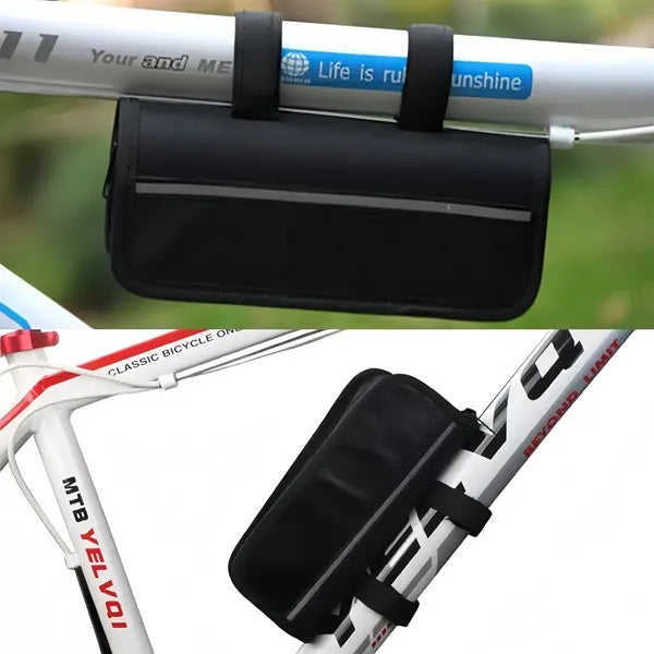 Portable Bike Repair Tool Kit Pump Wrench Patch Set Bag