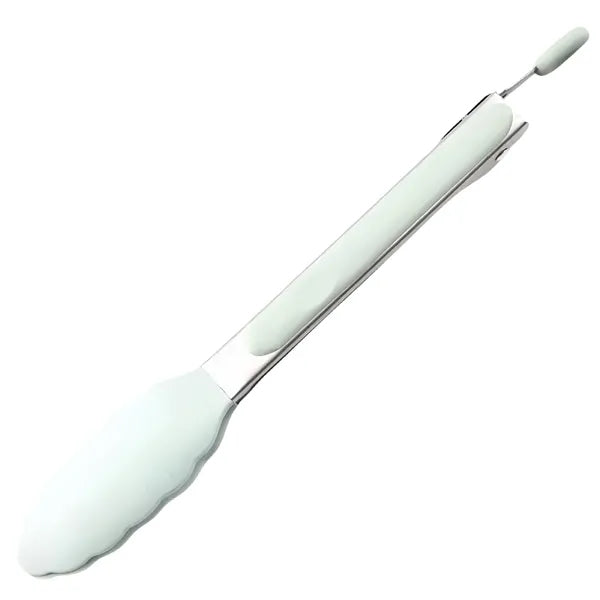 Custom Silicone Kitchen Tongs Stainless Steel Non Slip Grip