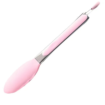 Custom Silicone Kitchen Tongs Stainless Steel Non Slip Grip