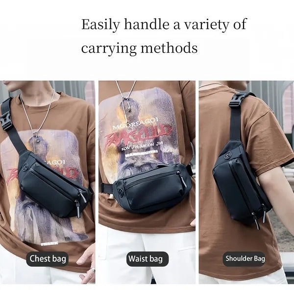 Custom Waterproof Crossbody Sling Bag Zippered Storage Pouch