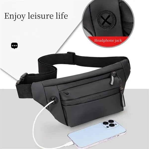Custom Waterproof Crossbody Sling Bag Zippered Storage Pouch