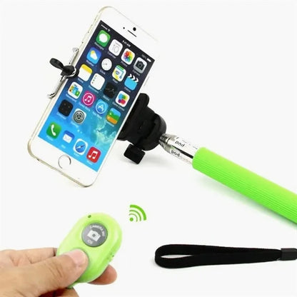 Extendable Selfie Stick with Bluetooth Remote