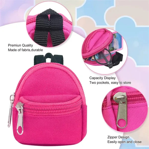 Extra Tiny Zipper Small Coin Purse Pendant