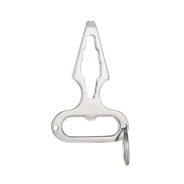 Stainless Steel Self-Defense Spike Wrench bottle opener