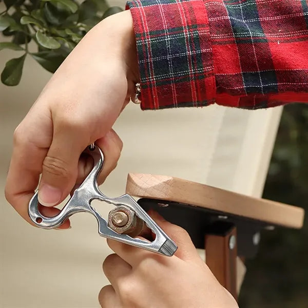Stainless Steel Self-Defense Spike Wrench bottle opener