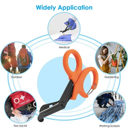 Outdoor Military Rescue Stainless Steel Bandage Scissors