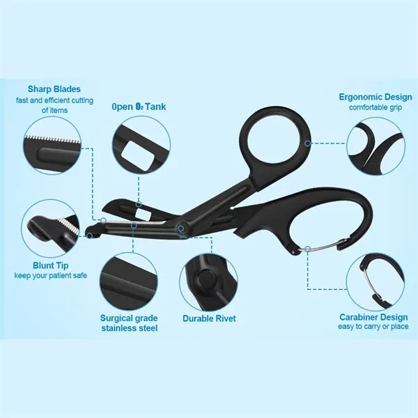Outdoor Military Rescue Stainless Steel Bandage Scissors