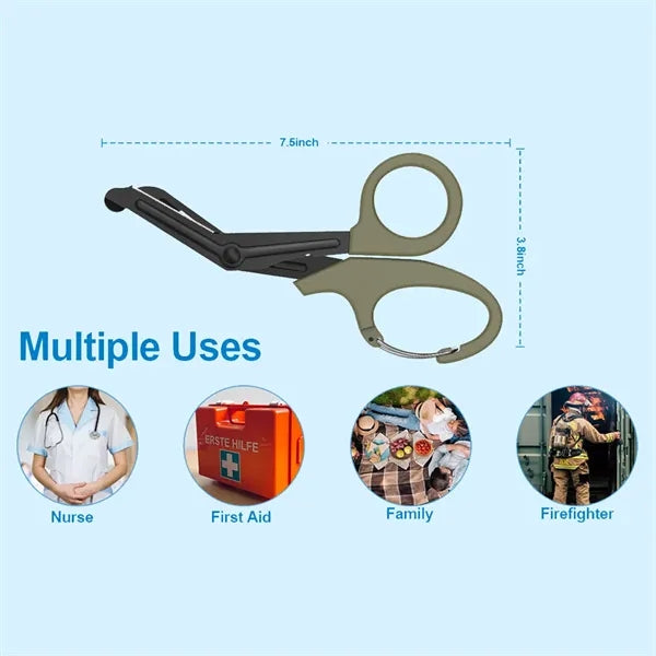 Outdoor Military Rescue Stainless Steel Bandage Scissors