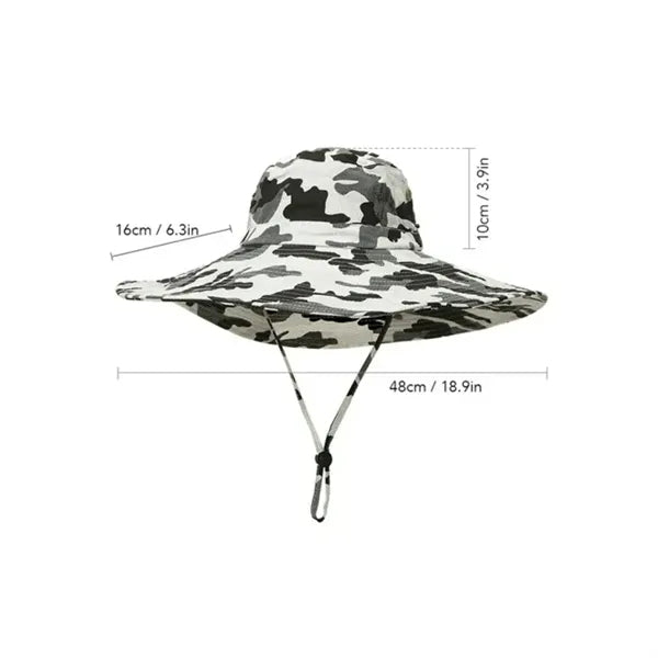Custom Camouflage Boonie Hat Wide Brim Outdoor