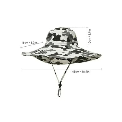 Custom Camouflage Boonie Hat Wide Brim Outdoor
