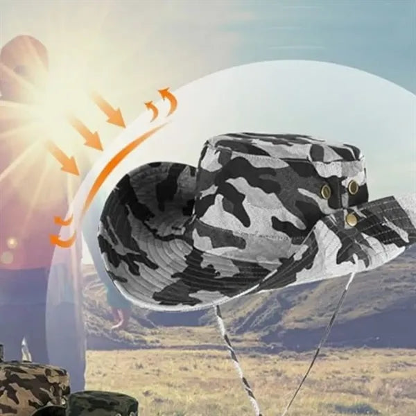 Custom Camouflage Boonie Hat Wide Brim Outdoor