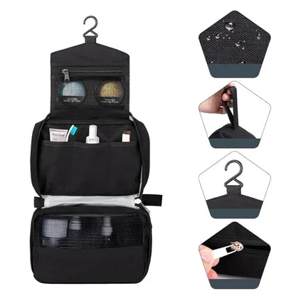 Travel Hanging Toiletry Bag with Hook Organizer