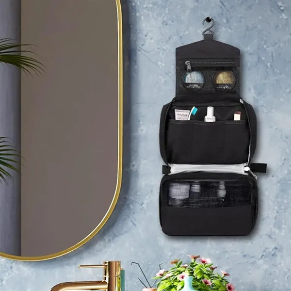 Travel Hanging Toiletry Bag with Hook Organizer