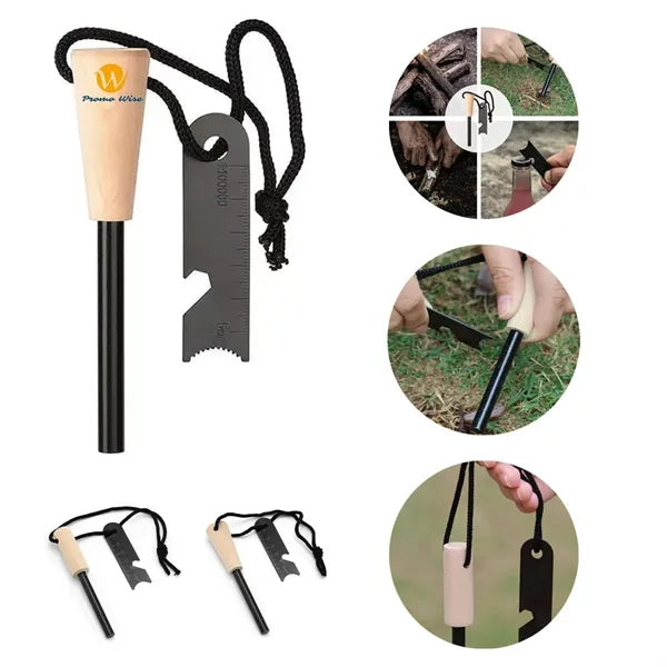 Portable Outdoor High Purity Wooden Handle Fire Stick