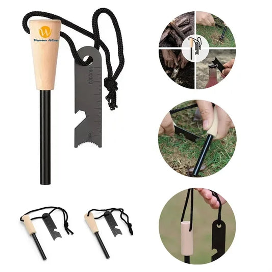 Portable Outdoor High Purity Wooden Handle Fire Stick