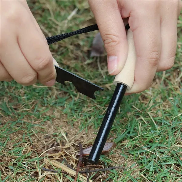 Portable Outdoor High Purity Wooden Handle Fire Stick