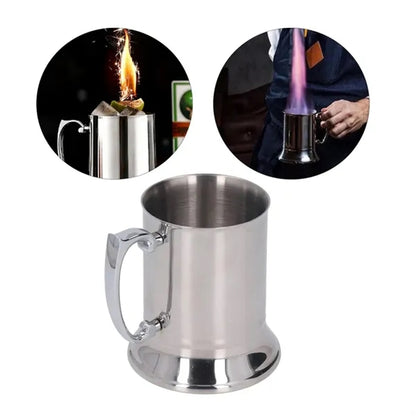 15Oz. Stainless Steel Beer Mug Tankard with Handle