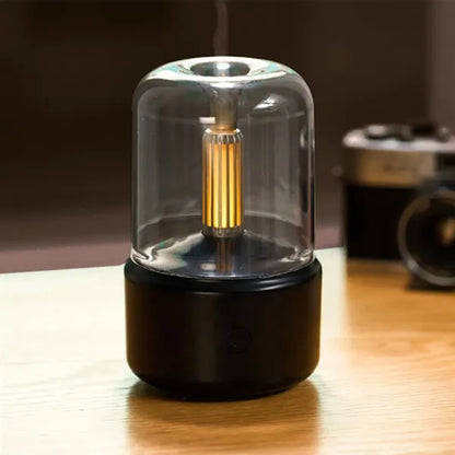 USB Home Aroma Diffuser with LED Candlelight