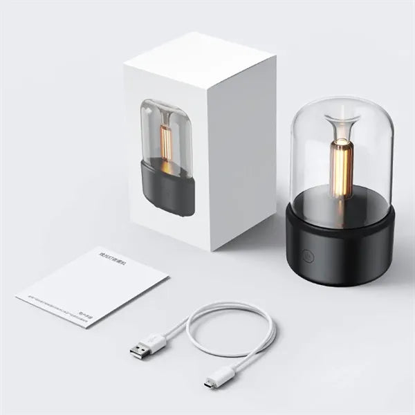 USB Home Aroma Diffuser with LED Candlelight