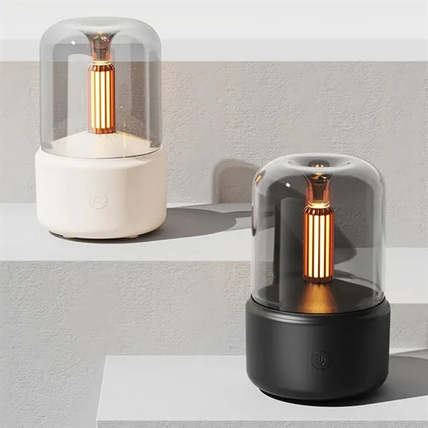 USB Home Aroma Diffuser with LED Candlelight