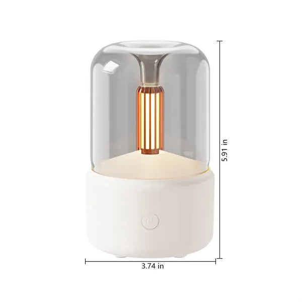 USB Home Aroma Diffuser with LED Candlelight
