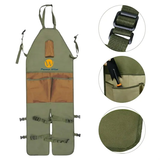 Oxford Cloth Gardening Tight Apron with Multiple Pockets