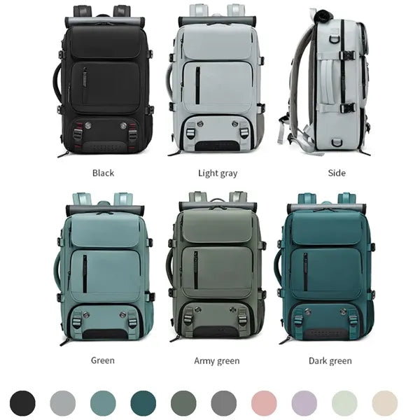 Multifunction Outdoor Travel Backpack With Shoe Compartment