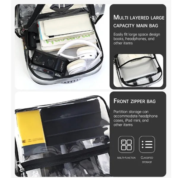 Pvc Transparent Backpack